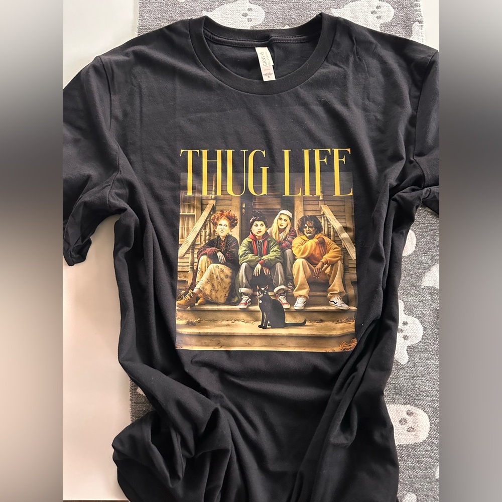 Halloween Thug life Sanderson Sisters shirt/top. Brand new size medium.